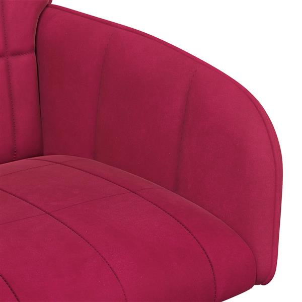 Grote foto vidaxl eettafelstoelen 2 st fluweel wijnrood 56.5 x 50 x 85 cm huis en inrichting stoelen