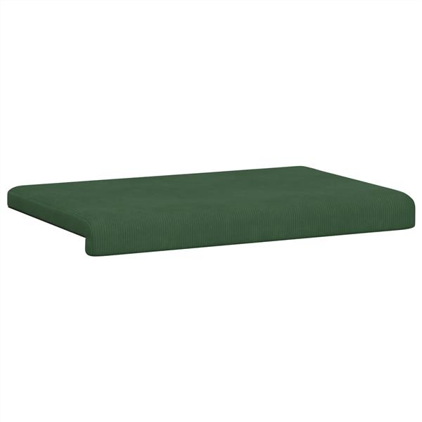 Grote foto vidaxl bankkussen corduroy donkergroen diepte 35 cm huis en inrichting woningdecoratie