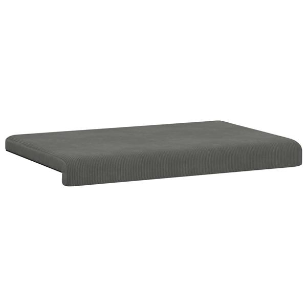 Grote foto vidaxl bankkussen corduroy donkergrijs diepte 35 cm huis en inrichting woningdecoratie
