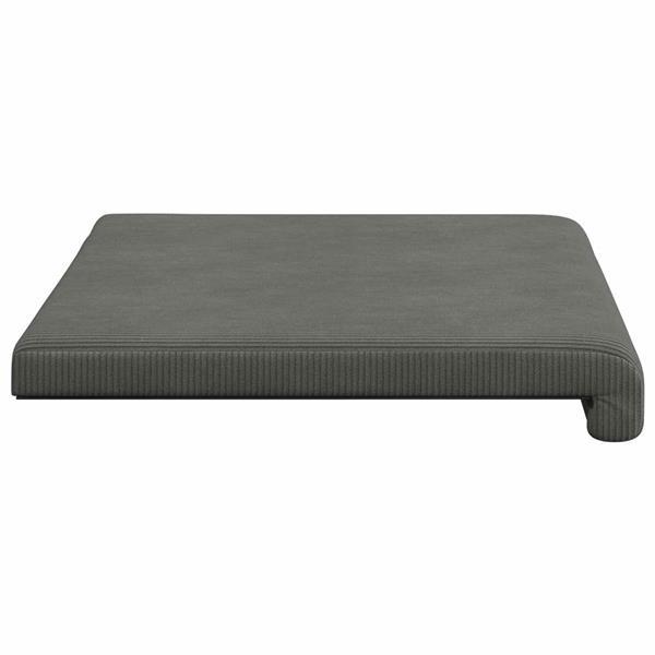 Grote foto vidaxl bankkussen corduroy donkergrijs diepte 35 cm huis en inrichting woningdecoratie