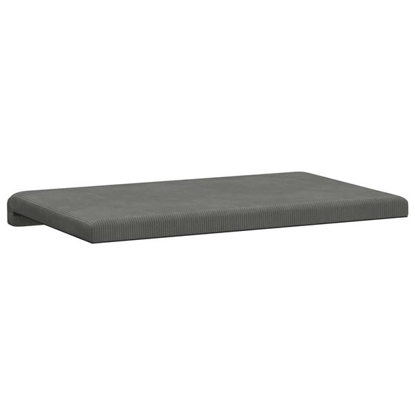Grote foto vidaxl bankkussen corduroy donkergrijs diepte 35 cm huis en inrichting woningdecoratie