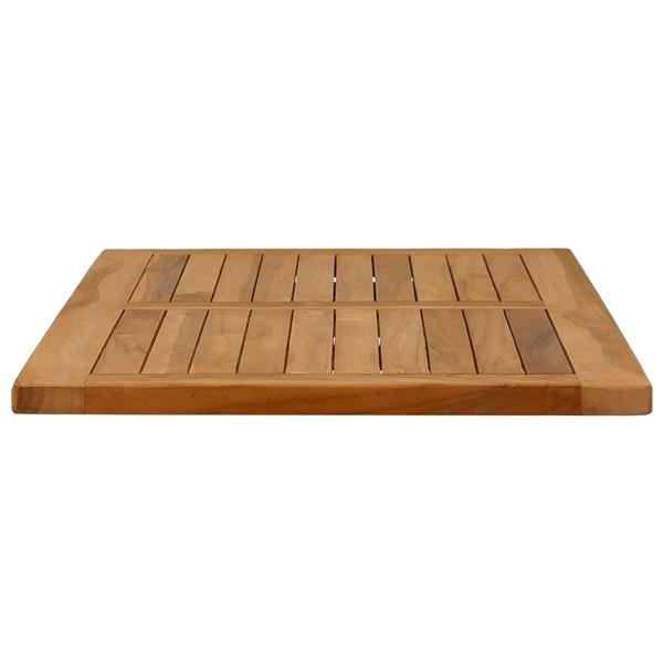 Grote foto vidaxl tafelblad rechthoekig massief teakhout naturel antiek en kunst stoelen en banken