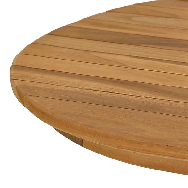 Grote foto vidaxl tafelblad 110 x 55 x 3 5 cm ovaal massief teakhout naturel antiek en kunst stoelen en banken