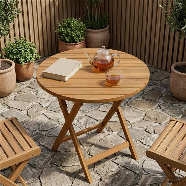 Grote foto vidaxl tafelblad 70 x 3 5 rond massief teakhout naturel antiek en kunst stoelen en banken