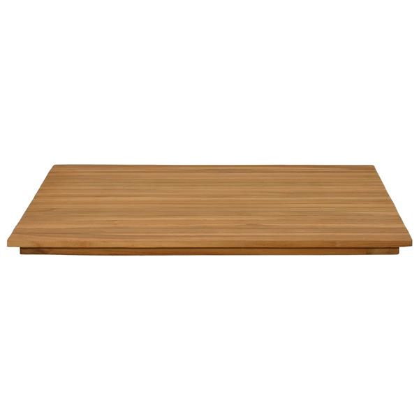 Grote foto vidaxl tafelblad 70 x 70 x 3 5 cm vierkant massief teakhout naturel antiek en kunst stoelen en banken