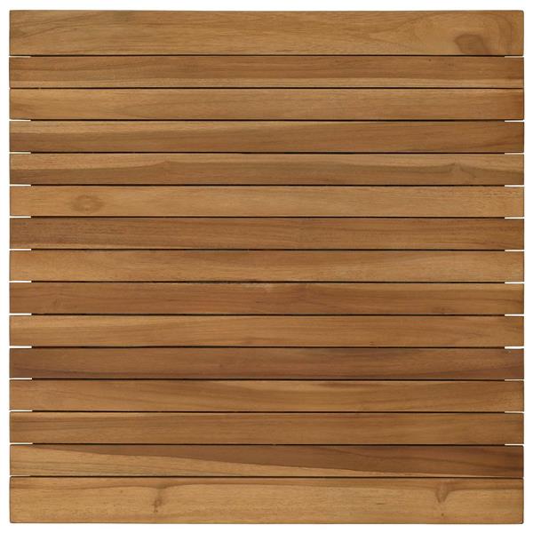 Grote foto vidaxl tafelblad 60 x 60 x 3 5 cm vierkant massief teakhout naturel antiek en kunst stoelen en banken