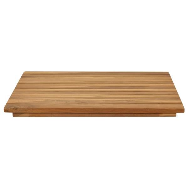 Grote foto vidaxl tafelblad 50 x 50 x 3 5 cm vierkant massief teakhout naturel antiek en kunst stoelen en banken