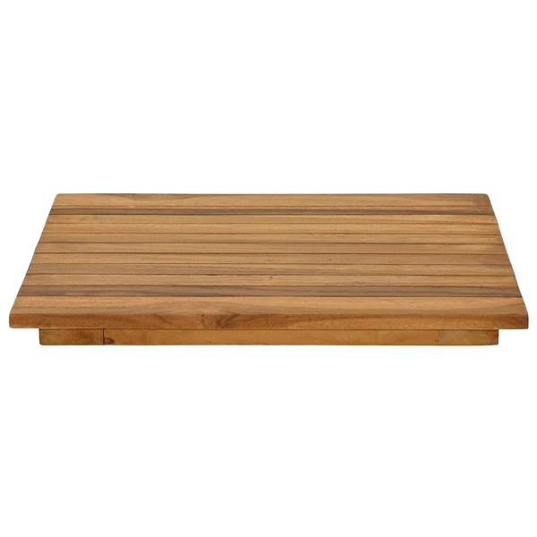 Grote foto vidaxl tafelblad 40 x 40 x 3 5 cm vierkant massief teakhout naturel antiek en kunst stoelen en banken