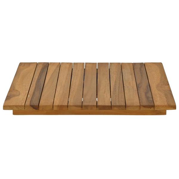 Grote foto vidaxl tafelblad 40 x 40 x 3 5 cm vierkant massief teakhout naturel antiek en kunst stoelen en banken