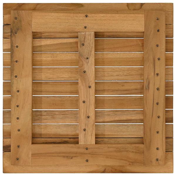 Grote foto vidaxl tafelblad 40 x 40 x 3 5 cm vierkant massief teakhout naturel antiek en kunst stoelen en banken