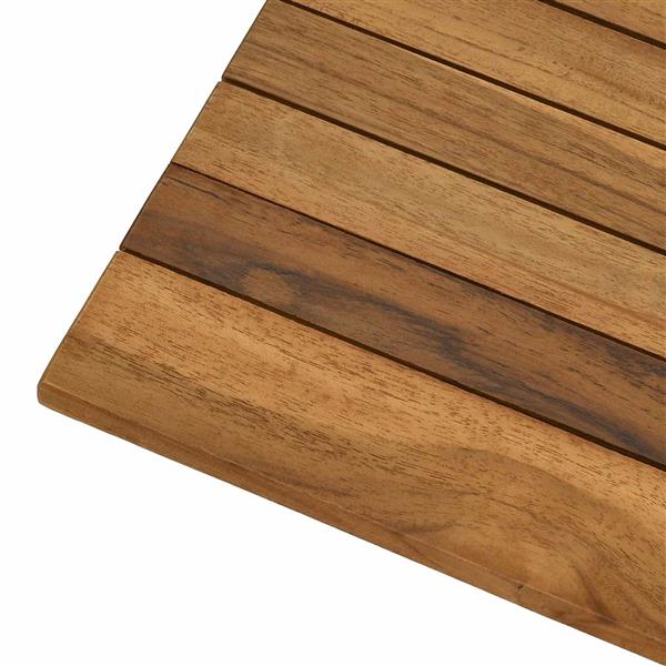 Grote foto vidaxl tafelblad 40 x 40 x 3 5 cm vierkant massief teakhout naturel antiek en kunst stoelen en banken