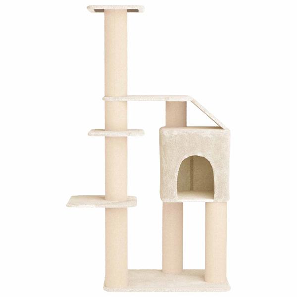 Grote foto vidaxl kattenboom met sisal krabpalen cr mekleurig 183 cm dieren en toebehoren katten accessoires