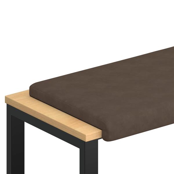 Grote foto vidaxl bankkussen microvezel bruin diepte 35 cm huis en inrichting woningdecoratie