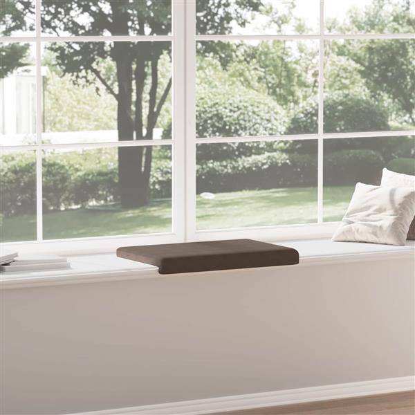 Grote foto vidaxl bankkussen microvezel bruin diepte 35 cm huis en inrichting woningdecoratie