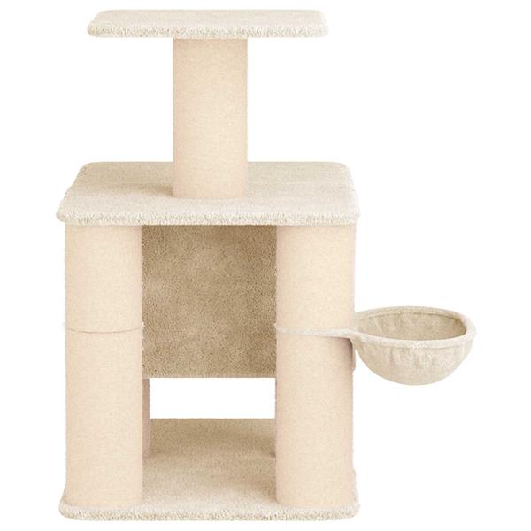 Grote foto vidaxl kattenboom met sisal krabpalen cr mekleurig 96 cm dieren en toebehoren katten accessoires