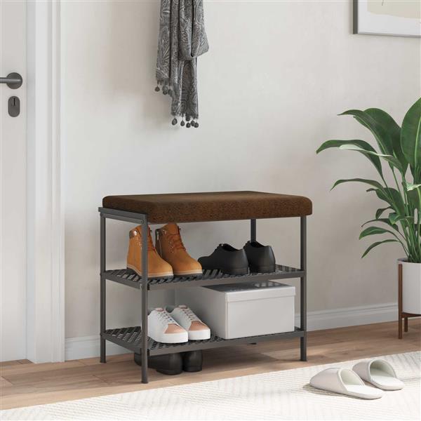 Grote foto vidaxl bankkussen faux su de stof bruin diepte 35 cm huis en inrichting woningdecoratie
