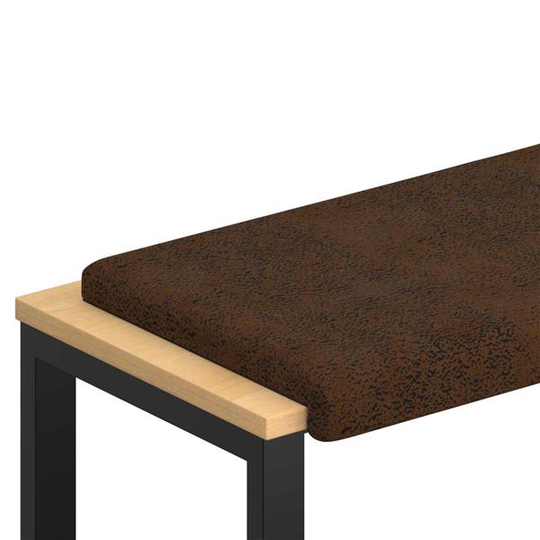 Grote foto vidaxl bankkussen faux su de stof bruin diepte 35 cm huis en inrichting woningdecoratie