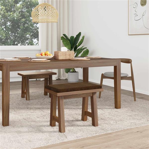 Grote foto vidaxl bankkussen faux su de stof bruin diepte 35 cm huis en inrichting woningdecoratie