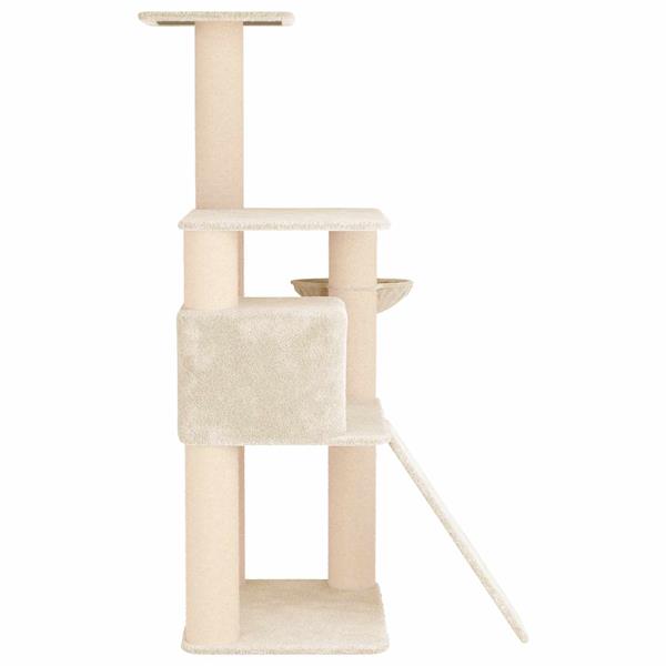 Grote foto vidaxl kattenboom met sisal krabpalen cr mekleurig 173 cm dieren en toebehoren katten accessoires