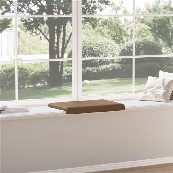 Grote foto vidaxl bankkussen kunstleer cappuccino diepte 35 cm huis en inrichting woningdecoratie