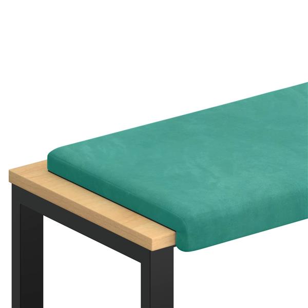 Grote foto vidaxl bankkussen fluweel turquoise diepte 35 cm huis en inrichting woningdecoratie
