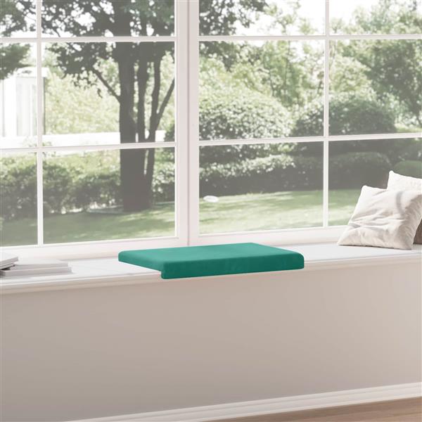 Grote foto vidaxl bankkussen fluweel turquoise diepte 35 cm huis en inrichting woningdecoratie