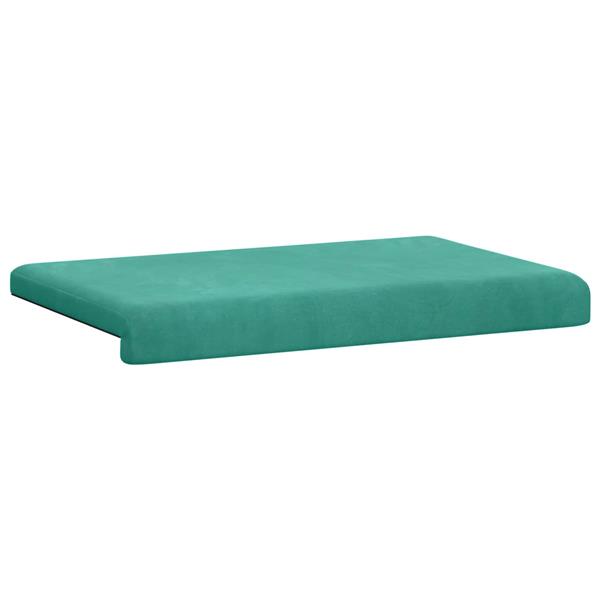 Grote foto vidaxl bankkussen fluweel turquoise diepte 35 cm huis en inrichting woningdecoratie