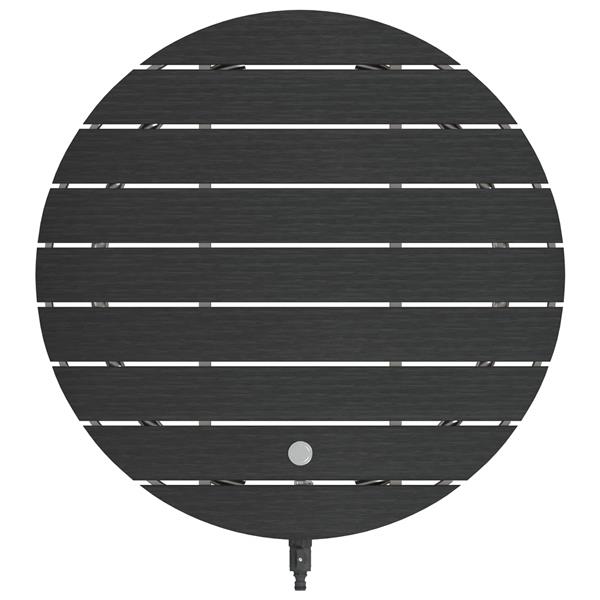 Grote foto vidaxl tuin vloershower wpc en rvs 201 antraciet tuin en terras zwembaden toebehoren