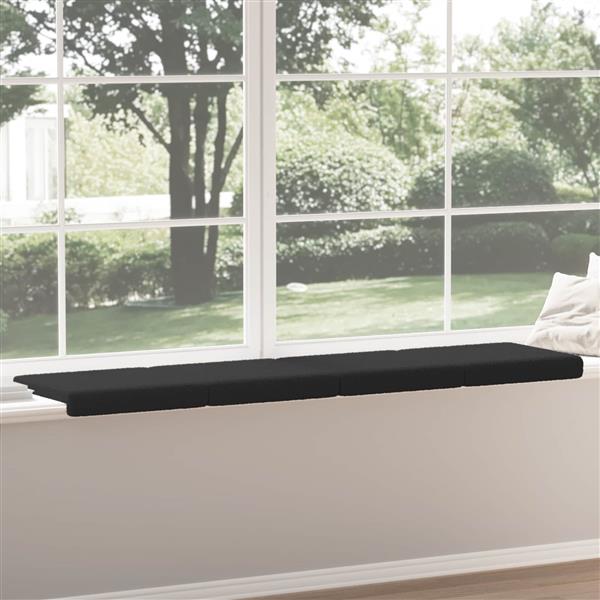 Grote foto vidaxl bankkussen 4 st sherpa stof zwart diepte 35 cm huis en inrichting woningdecoratie
