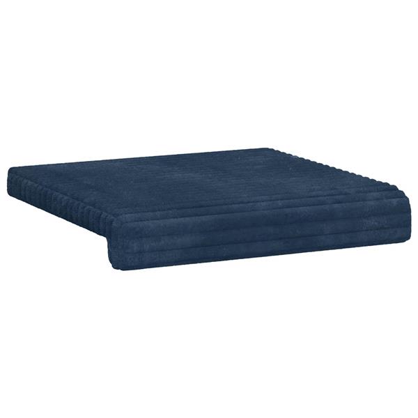 Grote foto vidaxl bankkussen 4 st pluche corduroy marineblauw diepte 35 cm huis en inrichting woningdecoratie
