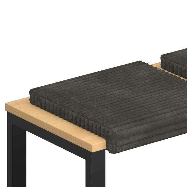 Grote foto vidaxl bankkussen 4 st pluche corduroy antraciet diepte 35 cm huis en inrichting woningdecoratie