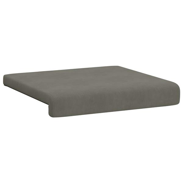Grote foto vidaxl bankkussen 4 st corduroy lichtgrijs diepte 35 cm huis en inrichting woningdecoratie