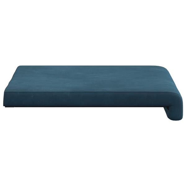 Grote foto vidaxl bankkussen 4 st fluweel blauw diepte 35 cm huis en inrichting woningdecoratie