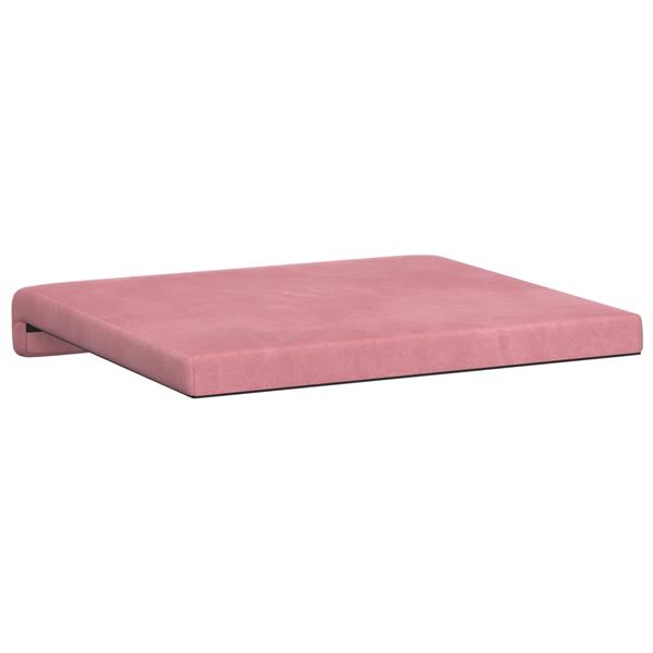 Grote foto vidaxl bankkussen 4 st fluweel roze diepte 35 cm huis en inrichting woningdecoratie