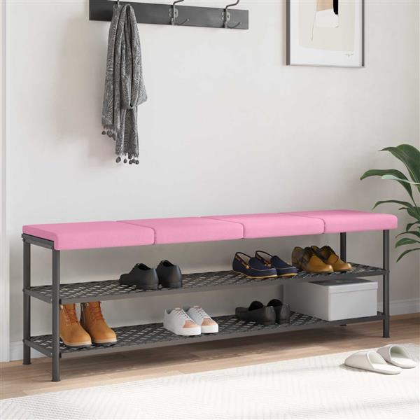 Grote foto vidaxl bankkussen 4 st stof roze diepte 35 cm huis en inrichting woningdecoratie