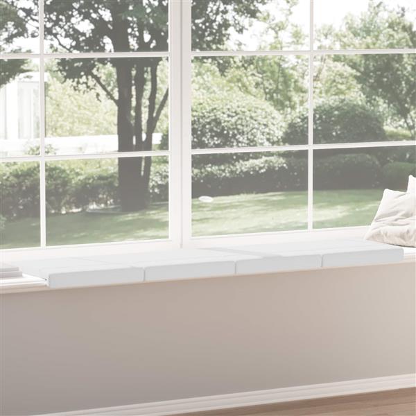 Grote foto vidaxl bankkussen 4 st stof wit diepte 35 cm huis en inrichting woningdecoratie