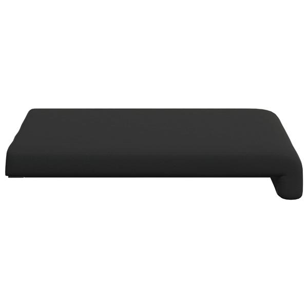 Grote foto vidaxl bankkussen 2 st textured velvet zwart diepte 35 cm huis en inrichting woningdecoratie
