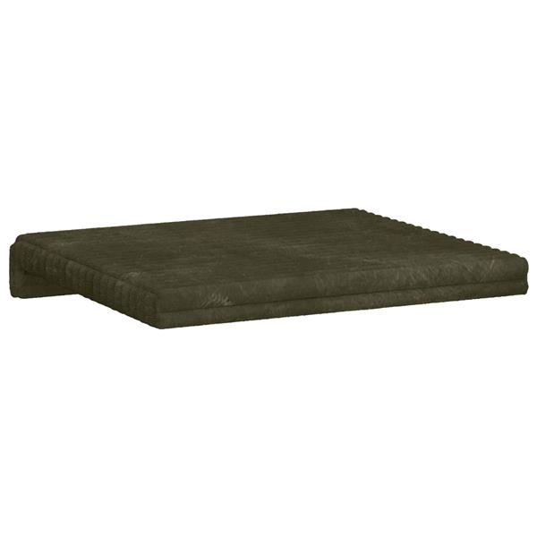 Grote foto vidaxl bankkussen 2 st pluche corduroy groen diepte 35 cm huis en inrichting woningdecoratie