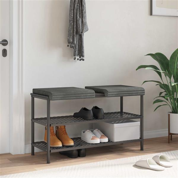 Grote foto vidaxl bankkussen 2 st pluche corduroy lichtgrijs diepte 35 cm huis en inrichting woningdecoratie