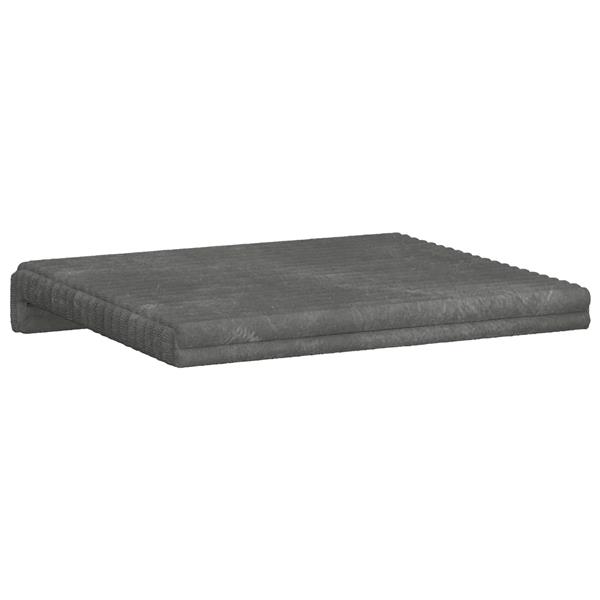 Grote foto vidaxl bankkussen 2 st pluche corduroy lichtgrijs diepte 35 cm huis en inrichting woningdecoratie