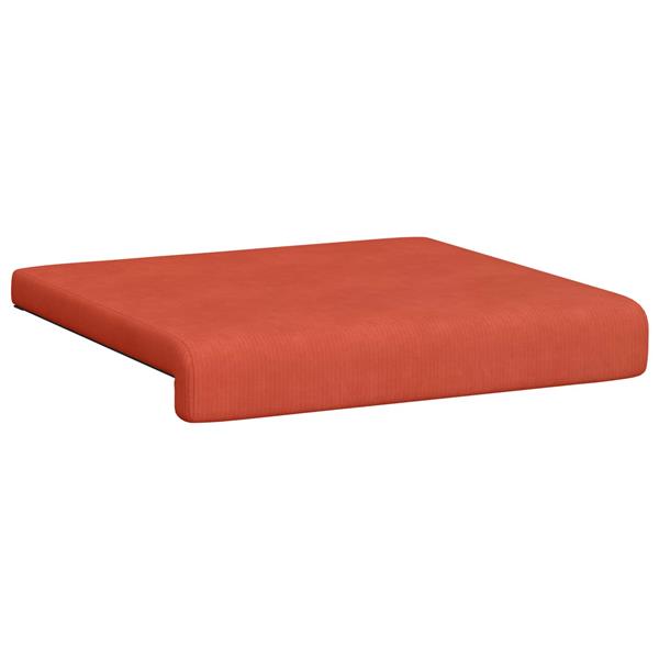 Grote foto vidaxl bankkussen 2 st corduroy rood oranje diepte 35 cm huis en inrichting woningdecoratie