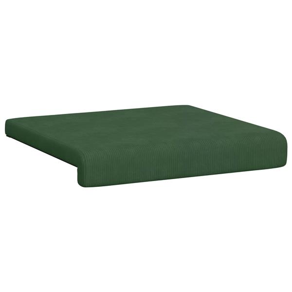 Grote foto vidaxl bankkussen 2 st corduroy donkergroen diepte 35 cm huis en inrichting woningdecoratie