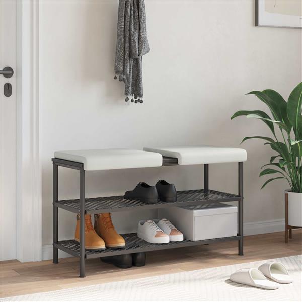 Grote foto vidaxl bankkussen 2 st kunstleer wit diepte 35 cm huis en inrichting woningdecoratie