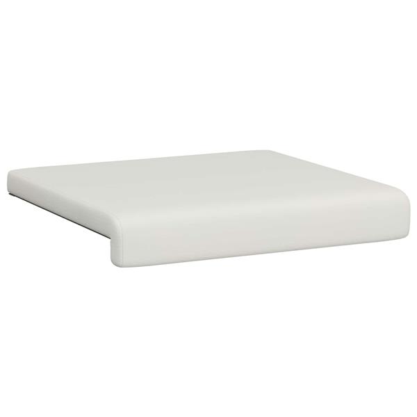 Grote foto vidaxl bankkussen 2 st kunstleer wit diepte 35 cm huis en inrichting woningdecoratie