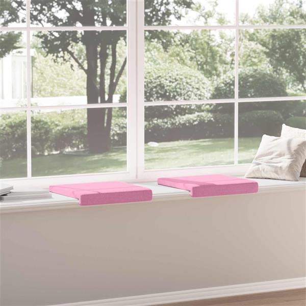 Grote foto vidaxl bankkussen 2 st stof roze diepte 35 cm huis en inrichting woningdecoratie
