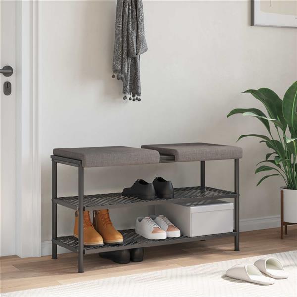 Grote foto vidaxl bankkussen 2 st stof taupe diepte 35 cm huis en inrichting woningdecoratie