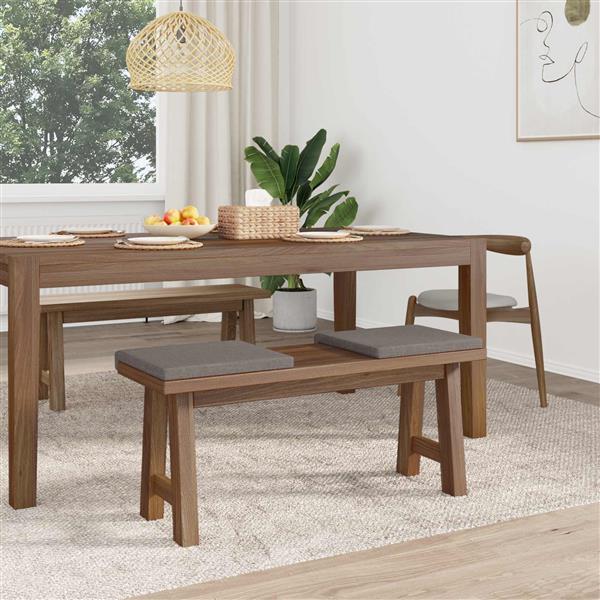 Grote foto vidaxl bankkussen 2 st stof taupe diepte 35 cm huis en inrichting woningdecoratie