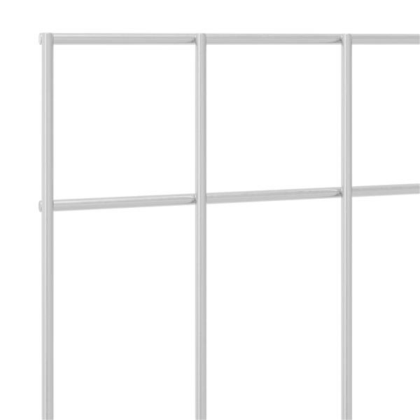 Grote foto vidaxl tuin schuttingpaneel 48 st 25 x 30 cm gegalvaniseerd staal tuin en terras hekken en schuttingen