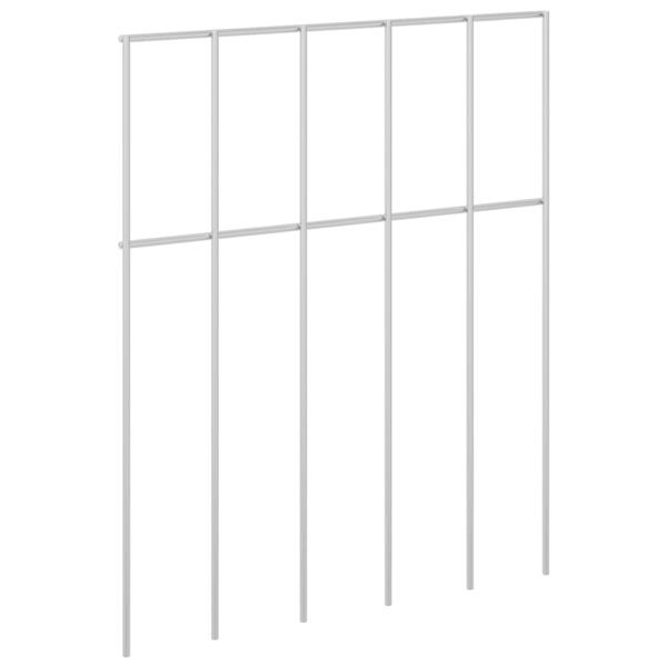 Grote foto vidaxl tuin schuttingpaneel 24 st 25 x 30 cm gegalvaniseerd staal tuin en terras hekken en schuttingen