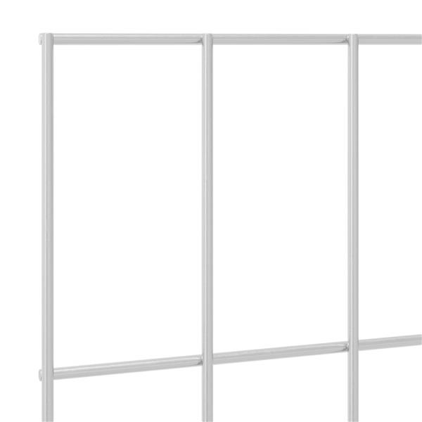 Grote foto vidaxl tuin schuttingpaneel 12 st 25 x 30 cm gegalvaniseerd staal tuin en terras hekken en schuttingen